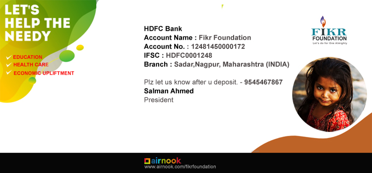 Fikr Foundation - An NGO Since  2011